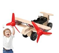 Generico Toy Airplane for Boys - Science Airplane Wooden Educational Assembly Kit | Engines Aircraft Model Building Toy for Boys and Girls, STEM Learning Activity Gift