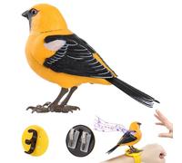 Generico Toy Bird, 5.31x3.54 inches Toddler Electronic Talking Pet For Desktop Sensory Play, Realistic Interactive Animal Figure For Birthday Outdoor Decor Party Favors Kindergarten Gift