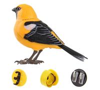 Generico Toy Bird - Desktop Realistic Talking Electronic Pet For Sensory Play | Interactive Animated Avian With Voice Recording & Playback For, Birthday And Room Decor