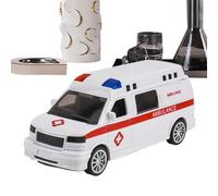 Generico Toy Car - Hand Eye Coordination Educational, Lighted Ambulance Toy Car With Sound, Realistic Hand Eye Coordination, | Light Up Kids Ambulance Cars Toys For Yard Living Room Party Birthday