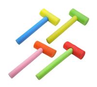 Generico Toy Hammer - Colored Hammering Toy Set, 12.6x5.51 Inches Safe Foam Percussion Game 4 Piece Interactive Learning Tool, Fine Motor Skill Development Indoor Playroom Educational Girls