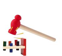 Generico Toy Hammer, Portable Simulation Fake Tool Pretend Play Mallet Educational Soft Lightweight Maintenance Accessory for Boys Girls Indoor Outdoor Travel School Home Gift