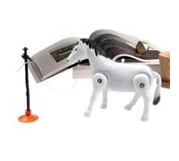 Generico Toy Horses | Electric Millstone Pulling Animal Figurines | Animal Figurines With Flexible Joint | For Boys Girls Home Playroom Preschool Daycare Playground Party