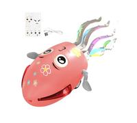 Generico Toy Octopus With Lights And Music, Dancing Squid Interactive ABS Learning Toy For Preschool Sensory Activity, Fun For Boys Girls At Home Party School Or Birthday, 10x20x7cm
