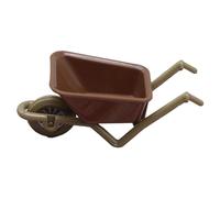 Generico Toy Wheelbarrow Figurine | Miniature Tools | Mini Cart Models Simulation Barrows Garden Cart Decor For Flower Pot