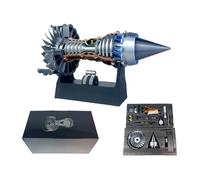Generico Tr900 Turbofan Engine Model-Speed Aircraft Turbojet Engine Kit with Light,1/25 Simulation Aircraft Turbojet Engine Rotatable Model(11in/28cm),Simulation Aero Engine Steam Toy (Blue,B)