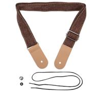 Generico Tracolla Caffè Vera e Pelle in Colore a Cotone Ukulele Stile Country Forte Durabilità e Uso Confortevole Quattro Corde Strumenti