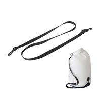 Generico Tracolla in Nylon | Ricambio Zaino | Imbracatura Elastica Esterna | Portatile Nera Sopravvivenza per Viaggio Escursionismo Campeggio Arrampicata Palestra Bagaglio