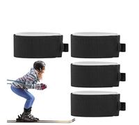 Generico Tracolla per sci, Tracolla per snowboard - Cinghie per portasci - 4 cinghie in nylon per sci, tracolla per bastoncini, per snowboard, per sport invernali