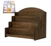 Generico Trading Card Stand, Countertop Rack, 4-Tier Organizer with Sturdy Layer, Display Utility with Refined Texture,30.5x26x33.5cm Showcase Category, Desktop Fixture for Baseball And Photo