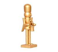 Genérico Traditional Gold Color Ornaments Display Decoration | Christmas Nutcracker Figure - Christmas Wood Nutcracker Sculpture For Windowsill Tovaglia Dining Table Desk