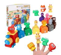 Generico Train Set - Interactive Color Matching Number Learning Train Toy Counting Sorting Educational Play Set For Kids Home Daycare Playroom Travel Birthday Gift