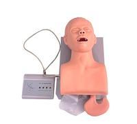 Generico Trainer per la gestione delle vie aeree per intubazione nasale orale Simulatore di addestramento della testa per intubazione tracheale per adulti in silicone elettronico PVC