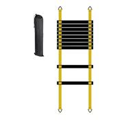 Generico Training Ladder - Footwork Agility Kit, 20-Foot Adjustable Rung System, Heavy-Duty Nylon Straps, Portable Carry Bag, Sports Equipment for Athletes Football Hockey Tennis