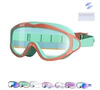 Generico Traittion Swimming Goggles, HD Children's Large Frame Waterproof and Anti-fog Swimming Goggles, Adjustable, Anti-fog Lenses (Style-F)