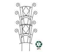 Generico Traliccio di Supporto per - Struttura con in Metallo, Finitura antiruggine, ausilio per la Salita Verticale, Inserto a Terra Stabile | Portavite Decorativo per Balcone Interno ed Esterno