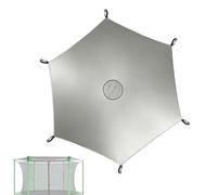 Generico Trampolin-Sonnenschutz*1 -,Strapazierfähiges und schützendes Sonnenschutztuch,Trampolin Zeltabdeckung - für Outdoor, Kinder-Spielplatz, Innenhof, Garten, HOF, Terrasse, Rasen und Wiese
