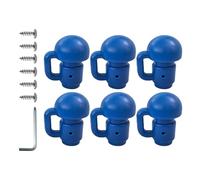 Generico Trampoline Leg Caps, Enclosure Post Toppers Replacement Parts Trampoline Pole Caps, Heavy Duty Outer Protection Set for Tube End Cover, Fitness Repair