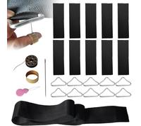 Genérico Trampoline Patch | Triangle Ring Replacement Set | Mat Supplies Triangle Ring Buckle | Sturdy and Wear Resistant Trampolline Repair Kit | Trampoline Mat Craft For Outdo0r