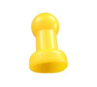 Generico Trampoline Pole Caps - Trampoline Enclosure Caps | Large Trampoline Enclosure Pole Caps, Pole Covers For Child Trampoline, Trampoline Pole Top Cover For Fiber Glass Metal Rings Yellow