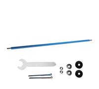Generico Trampoline Poles Replacement | Trampoline 6-16Ft Safety Enclosure Pole | Straight Tube Replacement Part with Screw Foam Canopy Accessories for Kids, Playground & Spring