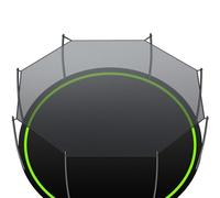 Generico Trampoline Tent Cover - Sun Protection Mesh Trampoline Sun Shade Cover, Round Sunshade Accessories Replacement Part for Garden, Spring & Winter