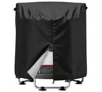 Generico Trampoline Top Cover - UPF 50+ Windproof Sunshade Awning UV Protection Waterproof 420D Oxford Cloth Trampoline Protective Cover Dustproof Outdoor Garden Home Gym