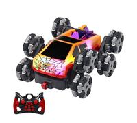 Generico Transform RC Car, Stunt Racing Vehicle, Remote Control Truck with LED Feature, Rechargeable Toy Car with Toss Style, Children Toys Modern Design, Game Supplies for Boys Girls Home