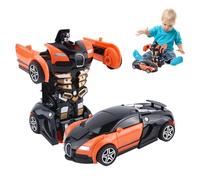 Generico Transform Robot Car Toys - 2 in 1 Deformation Toy Car Action Figure | Pull Back Robot Çar for Boys and Girls, Convertible Ŕobot Vehicle Toy for Kids Gift