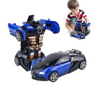 Generico Transform Robot Car Toys - 2 in 1 Deformation Toy Car Action Figure | Pull Back Robot Çar for Boys and Girls, Convertible Ŕobot Vehicle Toy for Kids Gift