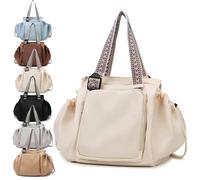 Generico Transformable Cradle Travel Storage Bag, Transformable Cradle Versatile Large Capability Travel Bags (Beige)