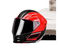 Generico Transformierbare Actionfigur - Helm Statue Fuer Kinder, Bewegliche Mini Motorradfahrer Sammlerstueck | Realistische Faltbare Spielfigur Sammelspielzeug, Zinklegierung Roboter Fuer Dekorat