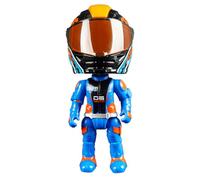 Generico Transforming Motorcycle Doll, Action Figures Motorcycle Model, 3D Q Version Collectible Figurines, Rider Transformation Toy with Movable Joints for Kids Teens Display Shelf Gift