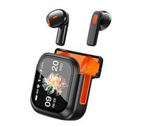 Generico Translation Earbuds - PC ABS 7x5x2.5cm LCD Touch Screen | Noise Cancelling Wireless Language Translator Earbuds Real Time | Earbud For Home Office Gym Travel School Study Work Business Trip