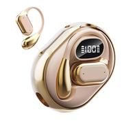 Generico Translation Earbuds, Wireless Noise Reduction, AI Real-Time Translator, Hook Style Smart Earbuds for Office Home Travel Business School Learning Sports Gym Outdoor Birthday