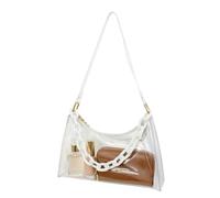 Generico Transparent Bag - Small Clear PVC Shoulder Purse, Easy Clean