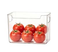 Generico Transparent Fridge Side Door - Clear Kitchen Storage Box For Food, Sauces & Seasoning Packets | Refrigerator Door Bin & Chiller Sorting Container | Space-Saving Pantry & Cupboard Org