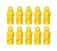 Generico Trap Lock Clip - Tarp Clips Heavy Duty, 10 Pieces Lock Grip Fasteners | Anti Slip Teeth Hooks | | Secure Shade Cloth Tarp Clips for Camping Picnic Outdoor Truck Boat Cover Greenhouse Shelter