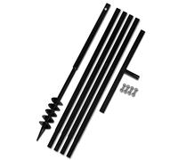 Generico Trapano da Terra con Manico 80 mm con Tubo di prolunga Acciaio 5 m,Articoli di ferramenta,Utensili,Trapani,Trivelle-270539