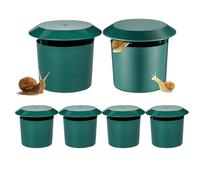 Generico Trappole per Lumache per Giardino | 11.3x9.5cm Gabbia di Controllo - Soluzione Trappola per Lumache,per Utilizzo in Ambienti Interni Ed Esterni, Giardino, Casa, E Piante