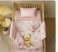 Generico Trapunta Culla Nazareno Gabrielli 110x140 cm - Eleganza, Comfort e Qualità per il Riposo del Tuo Bambino (ROSA)
