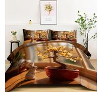 Generico Trapunta Vista Moderna Con Fiori Coniglio Calda e Morbida, Piumone Matrimoniale Double Face Copriletto Trapuntato Multicolore Leggero per Estate Invernale - Piumone Anallergica 240 x 220 cm