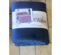 Generico Trapuntino Copriletto In Velluto Marta Marzotto (blu, Una piazza e mezzo)