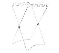 Generico Trash Bag Holder, Folding Metal Garbage Bag Frame, 22.05x12.6 inches, Lightweight Waste Organizer Rack, Rust-Resistant Design, Ideal for Garden, Kitchen, Lawn, Camping, Balcony Use