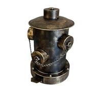 Generico Trash Can - 28×40cm Large Capacity Fire Hydrant Design Dustbins with Pedal | Trash Bin with Lid | for Outdoor Car Office Home Bedroom Shower