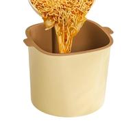 Generico Trash Can With Drain Basket | Double-Layer Small Water Draining Garbage Bin | Countertop Garbage Basket | For Kitchen Dining Room Office Apartment Farmhouse Dormitory Study Vanity Coffee Bar