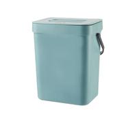 Generico Trash Can with Lid - Large Capacity Garbage Can | Wall Mounted Waste Bin, Reusable Hanging Garbage Holder, Kitchen Waste Container, Modern Mountable Trash Bin for Counter Top & Under Sink