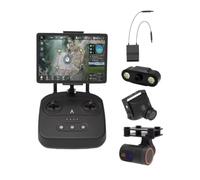 Generico Trasmettitore T10, Compatibile Con Skydroid, R10 R10 Mini | 10 canali, camera, link video 10KM, per elicottero, ala fissa, quadricottero(T10 With L DCAM)