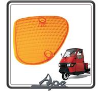 Generico TRASPARENTE GEMMA PLASTICA VETRINO FRECCIA INDICATORE DI DIREZIONE ANTERIORE SINISTRA ARANCIO PER PIAGGIO APE 50 ORIGINALE PIAGGIO.