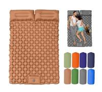 Generico Travel Air Mattress, Waterproof Inflatable Camping Sleeping Pad, Backpacking with Foldable Design, Effortless Inflation, for Hiking, Backpacking, Fishing (Brown)